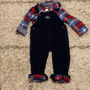 Oshkosh corduroy overalls